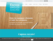 Tablet Screenshot of encoreunebellejournee.fr